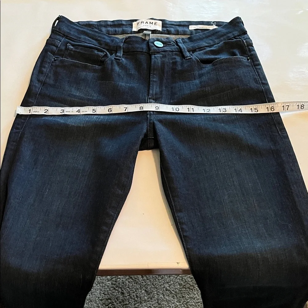 Frame Denim Le Crop Mini Boot Mid Rise Size 27 - Picture 5 of 16